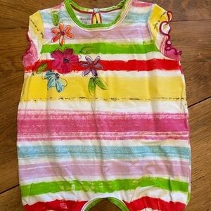 Hand Painted Romper by Indygo Artwear